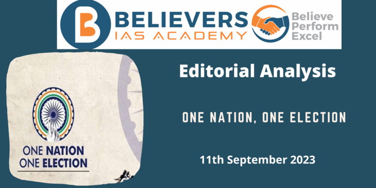 One Nation, One Election