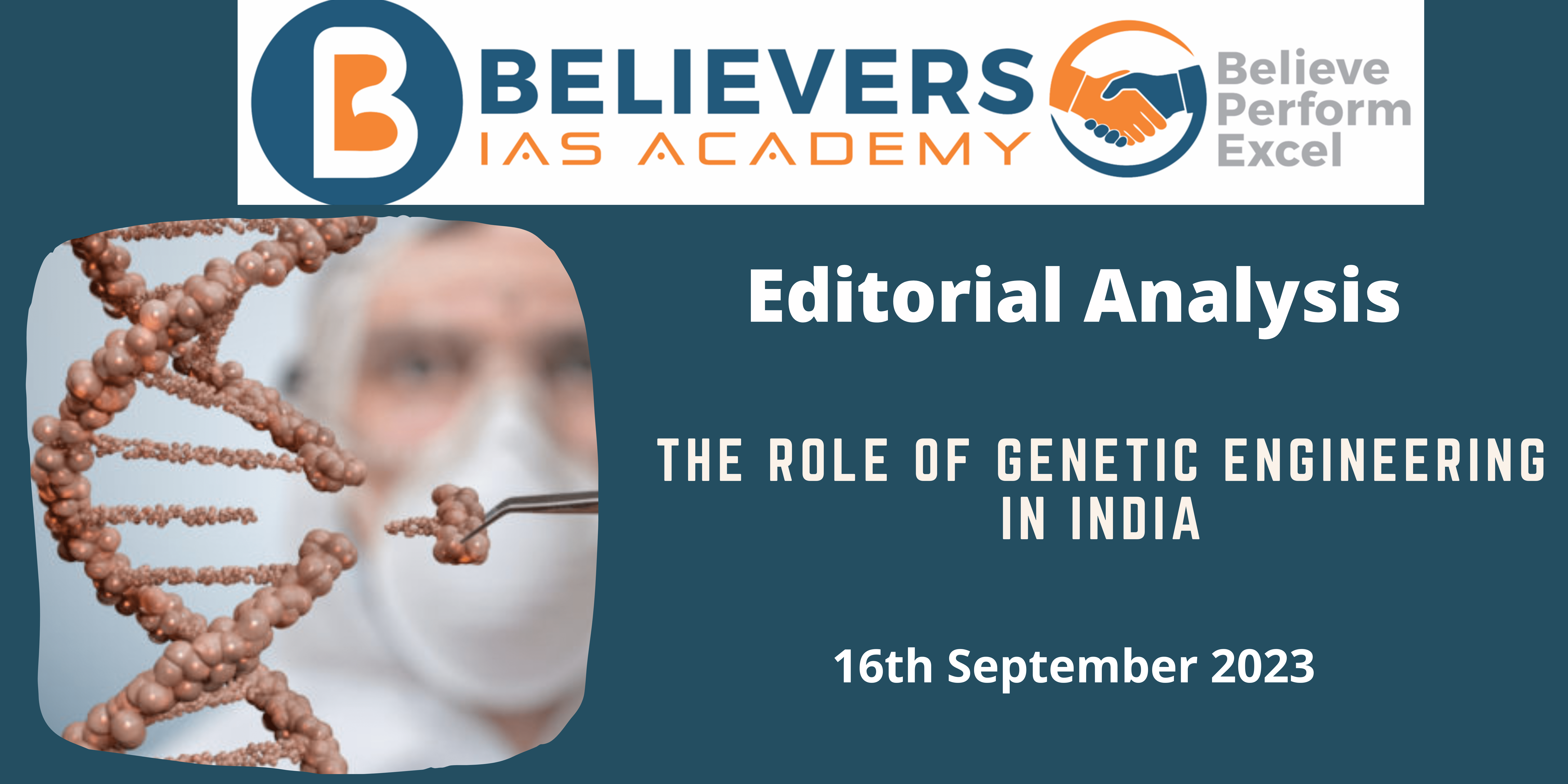 The Role of Genetic Engineering in India