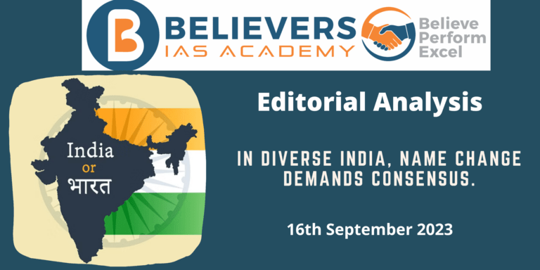 In diverse India, name change demands consensus