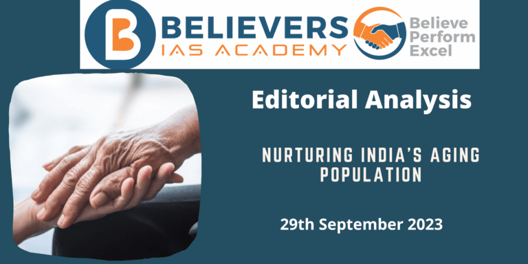 Nurturing India's Aging Population