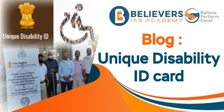 Unique Disability ID (UDID) cards