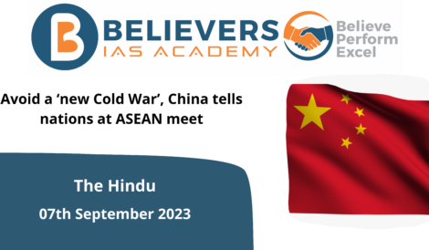 China's Plea: Avoiding a 'New Cold War' at ASEAN Meet