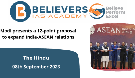 Modi presents a 12-point proposal to expand India-ASEAN relations