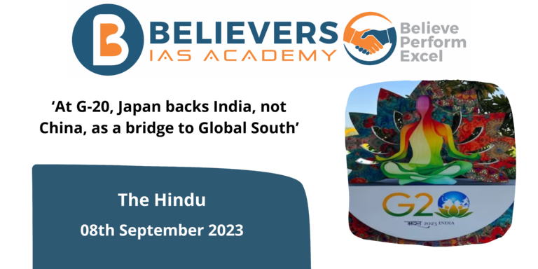 Japan Backs India as Bridge to Global South in G-20