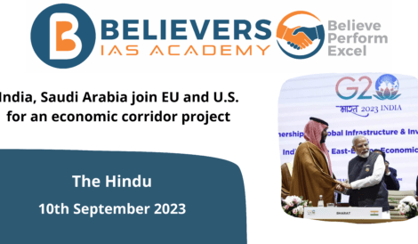 India, Saudi Arabia join EU and U.S. for an economic corridor project