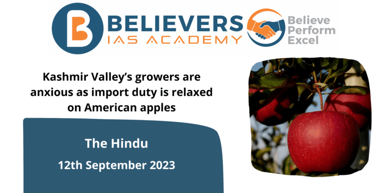 Kashmir Valley’s growers are anxious as import duty is relaxed on American apples
