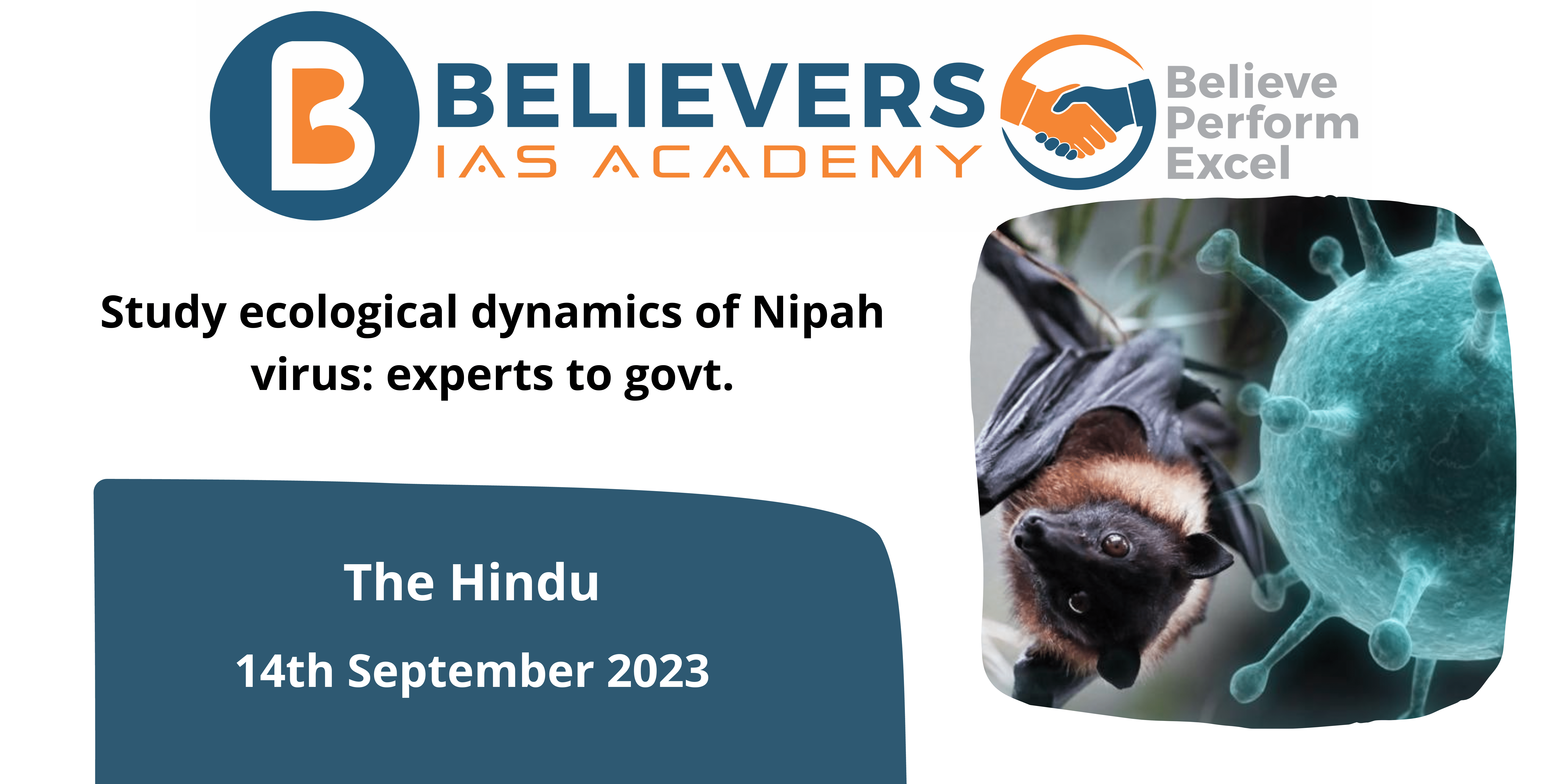 Study ecological dynamics of Nipah virus: experts to govt.