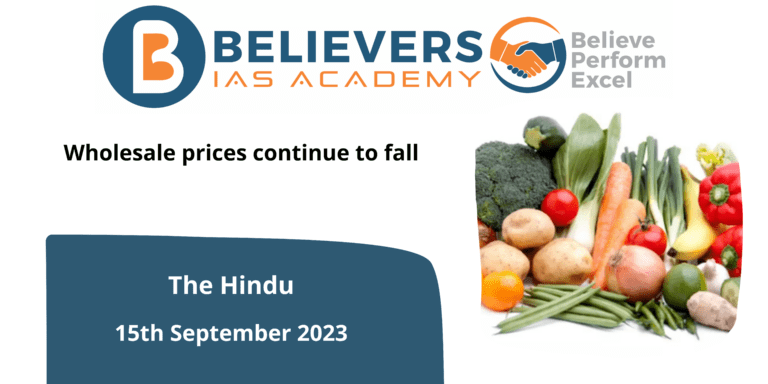 Wholesale prices continue to fall