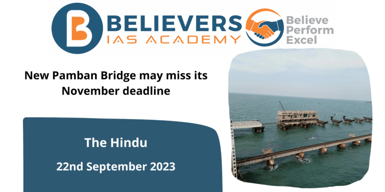 New Pamban Bridge may miss its November deadline