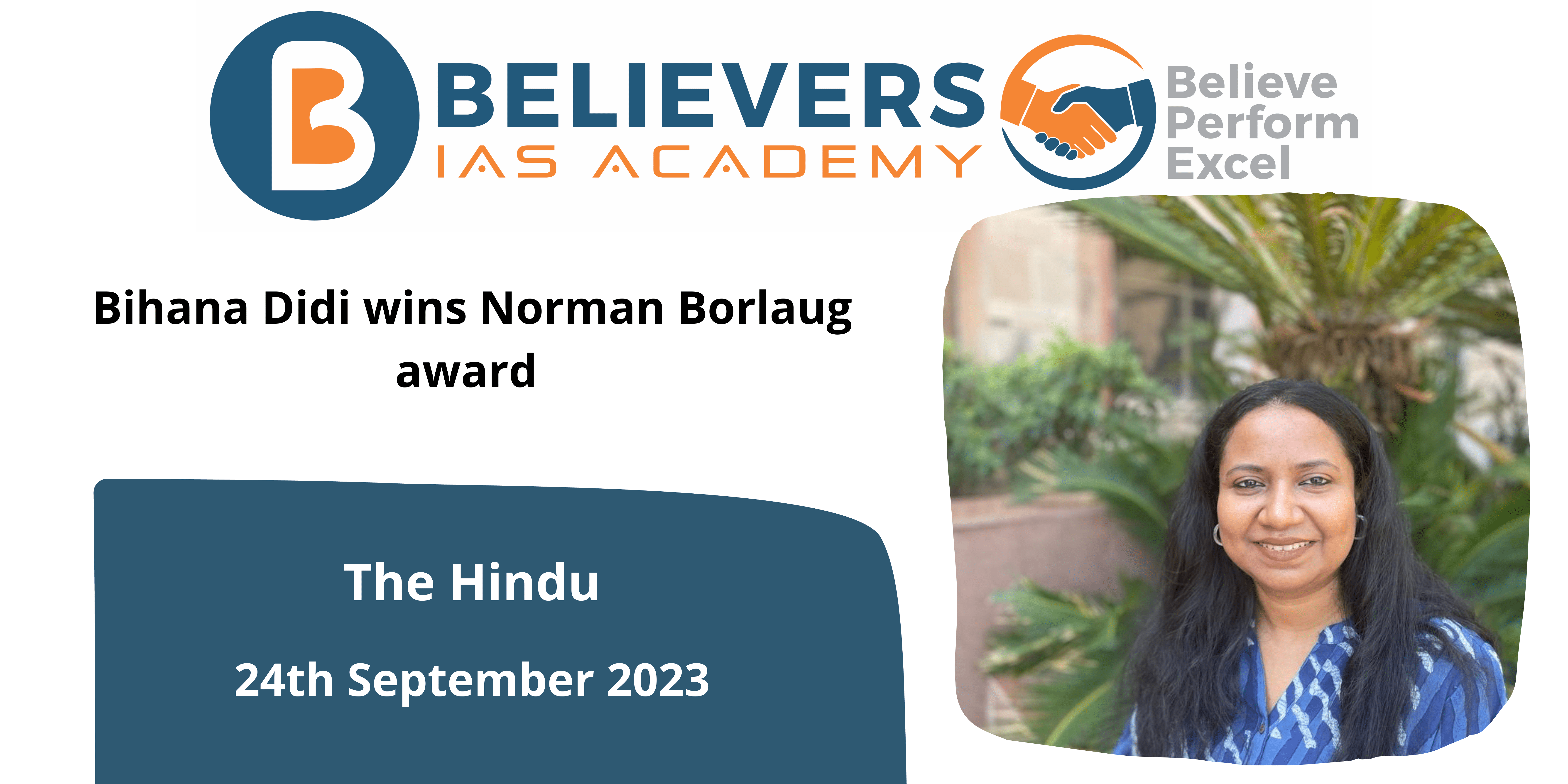 Bihana Didi wins Norman Borlaug award