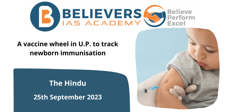 A vaccine wheel in U.P. to track newborn immunisation