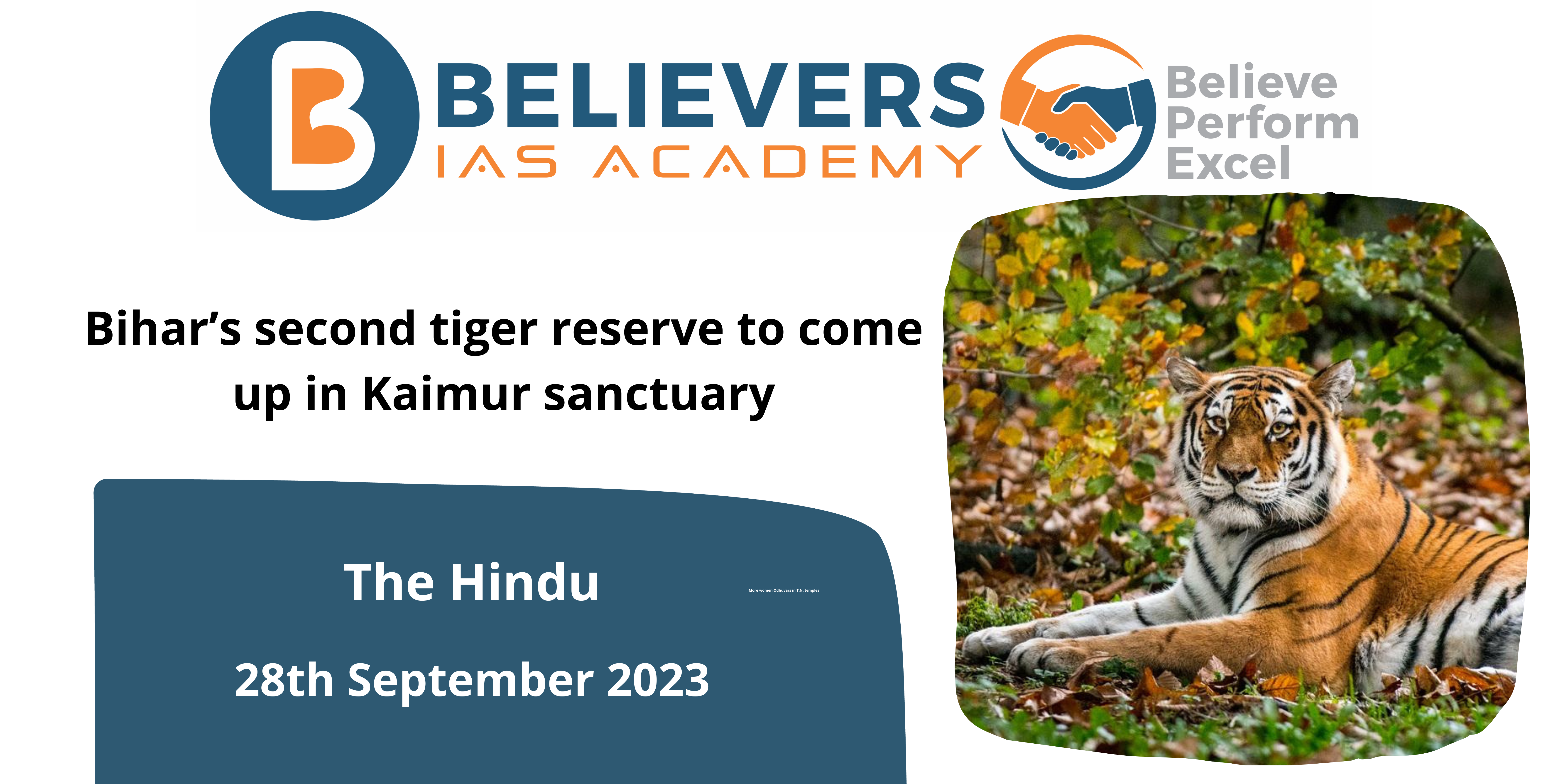 Bihar’s second tiger reserve to come up in Kaimur sanctuary