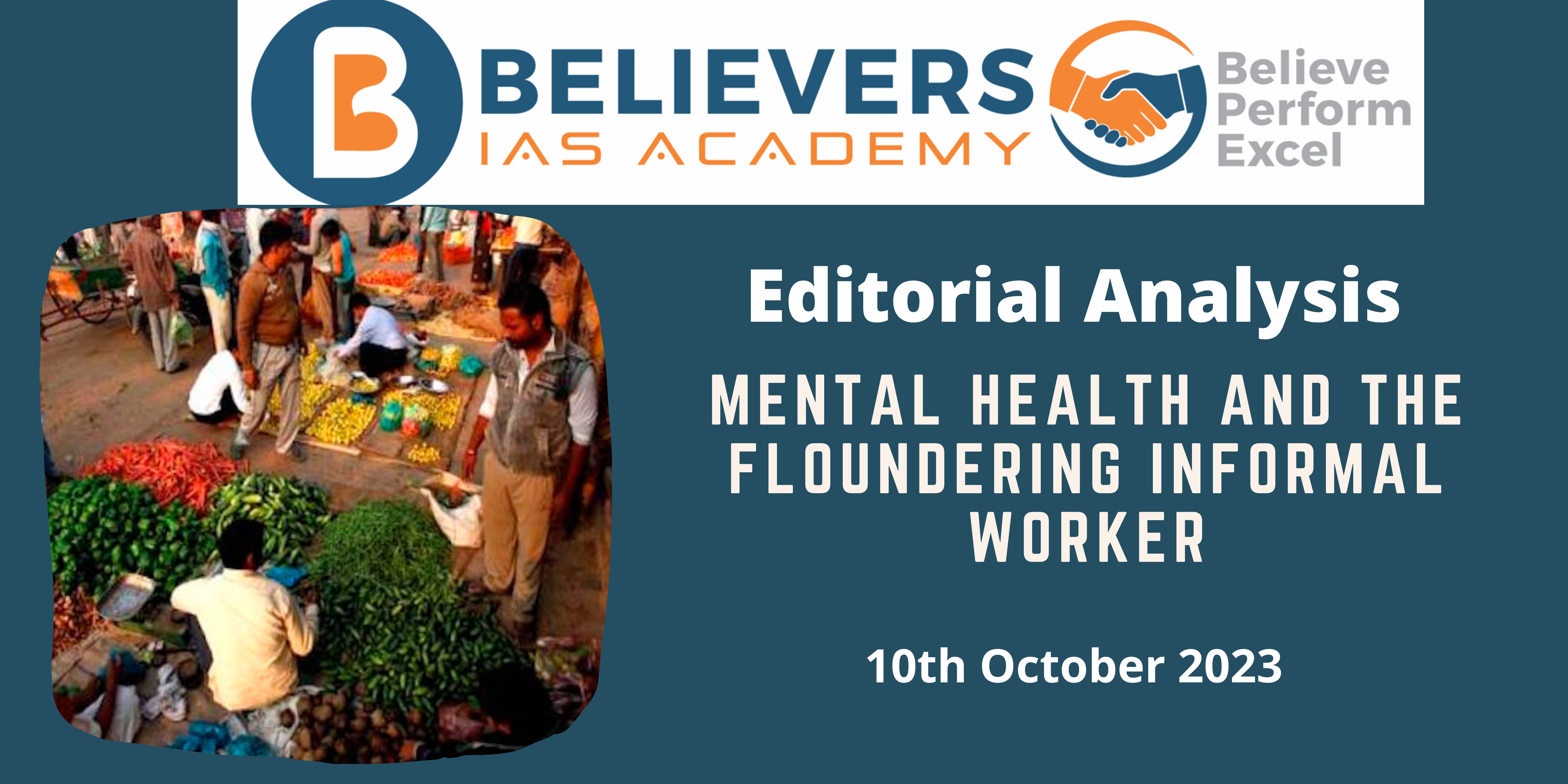 Mental health and the floundering informal worker