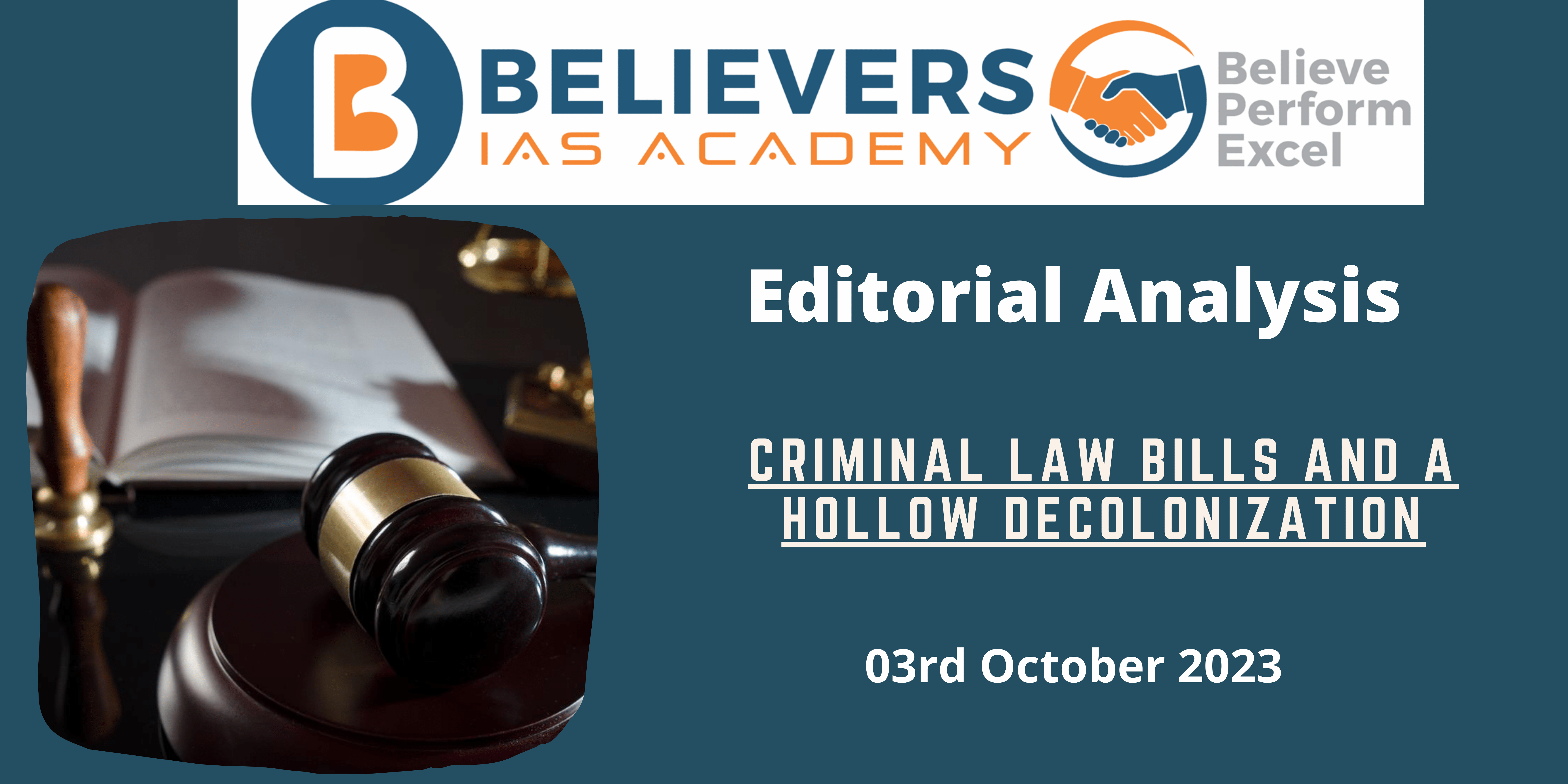 Criminal law Bills and a hollow decolonization