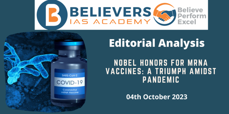 Nobel Honors for mRNA Vaccines: A Triumph Amidst Pandemic
