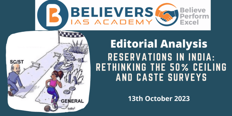 Reservations in India: Rethinking the 50% Ceiling and Caste Surveys