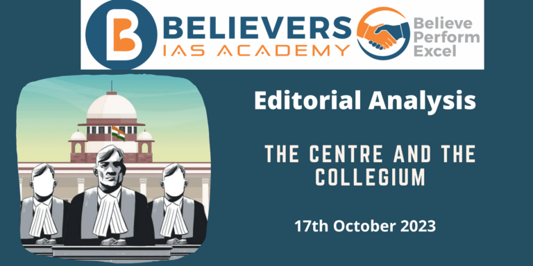 The Centre and the Collegium