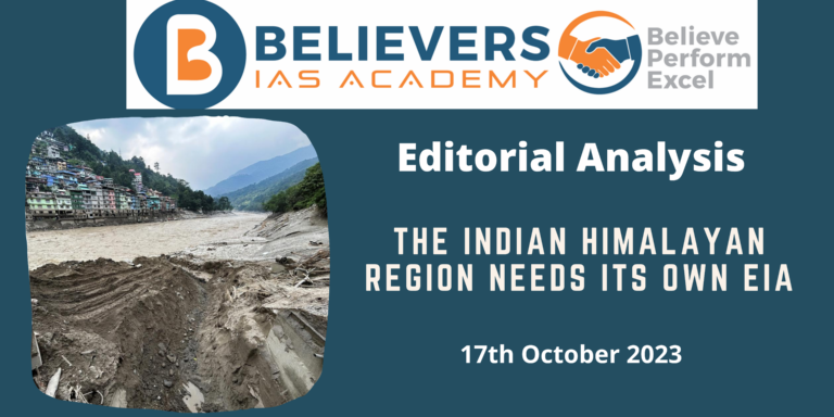 The Indian Himalayan Region needs its own EIA
