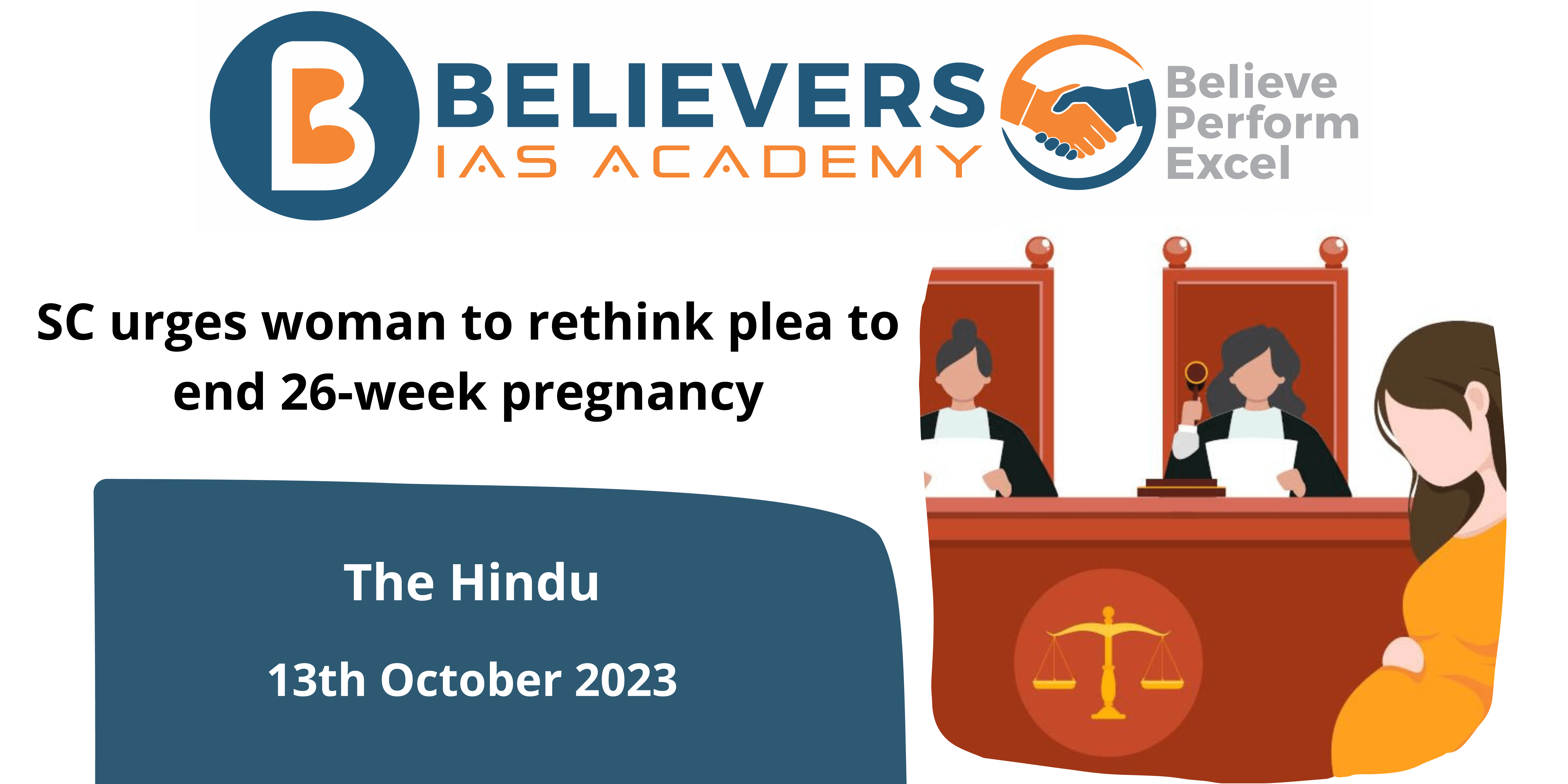 SC urges woman to rethink plea to end 26-week pregnancy