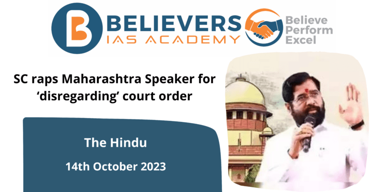 SC raps Maharashtra Speaker for ‘disregarding’ court order