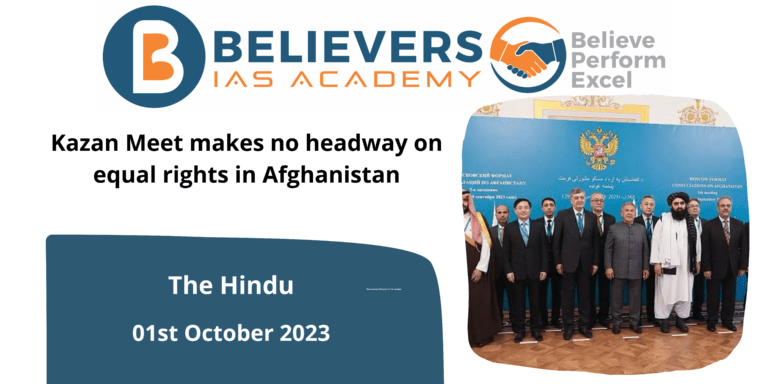 Kazan Meet makes no headway on equal rights in Afghanistan