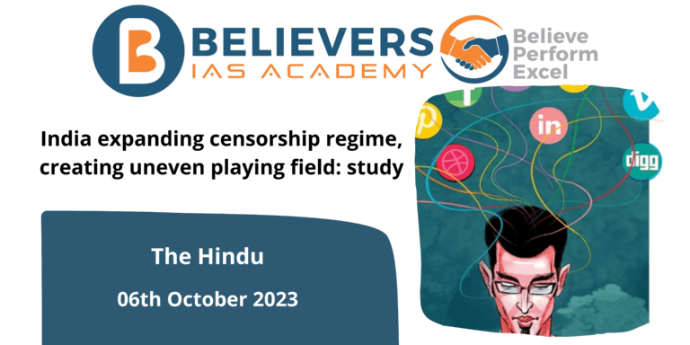 India expanding censorship regime, creating uneven playing field: study