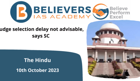 Judge selection delay not advisable, says SC