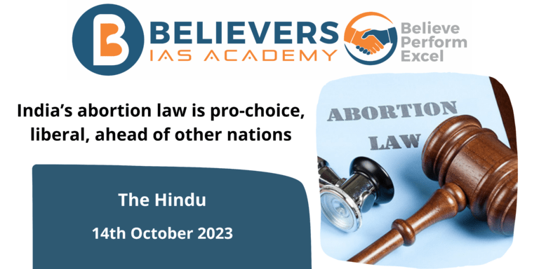 India’s abortion law is pro-choice, liberal, ahead of other nations