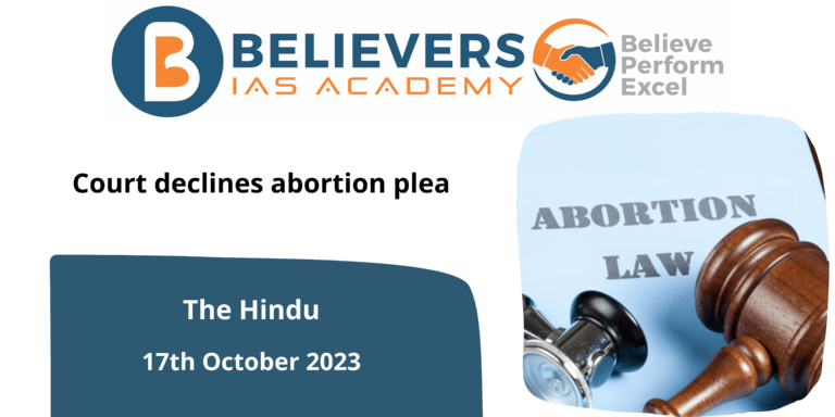Court declines abortion plea