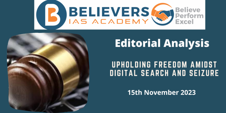 Upholding Freedom Amidst Digital Search and Seizure