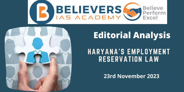 Haryana’s employment reservation law