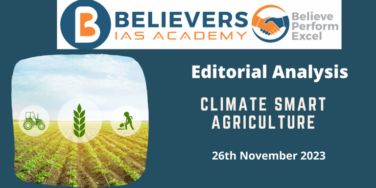 Climate Smart Agriculture
