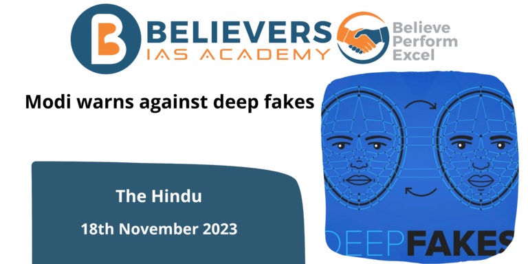 Modi warns against deep fakes