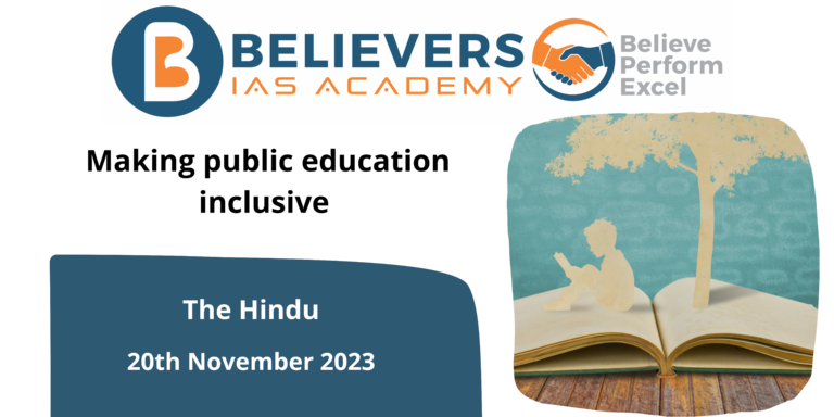 Making public education inclusive