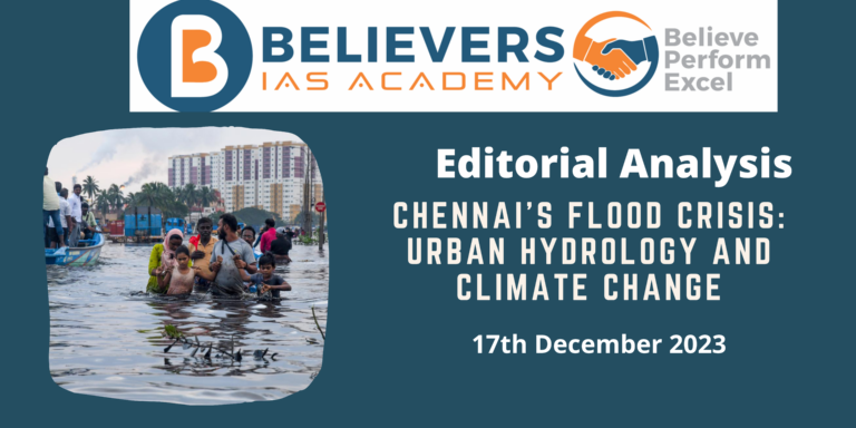 Chennai’s Flood Crisis: Urban Hydrology and Climate Change