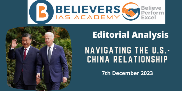 Navigating the U.S.-China relationship