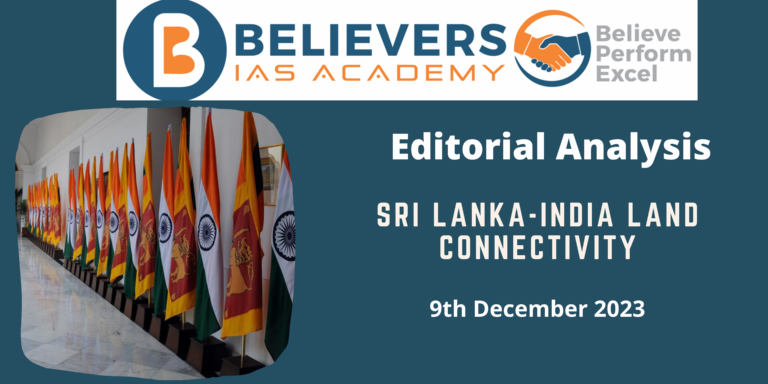 Sri Lanka-India Land Connectivity