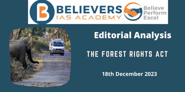The Forest Rights Act