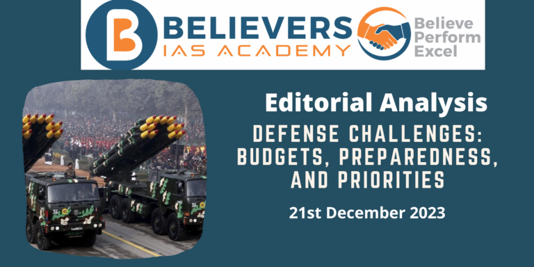 Defense Challenges: Budgets, Preparedness, and Priorities