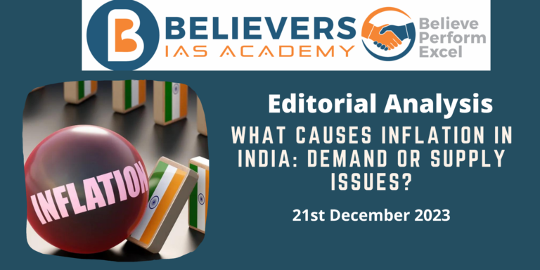 What causes inflation in India: Demand or supply issues?