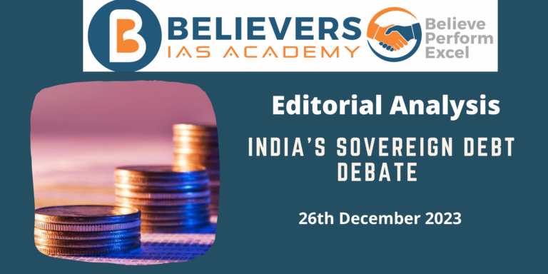 India’s Sovereign Debt Debate