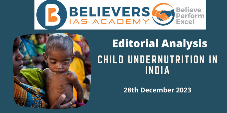 Child Undernutrition in India