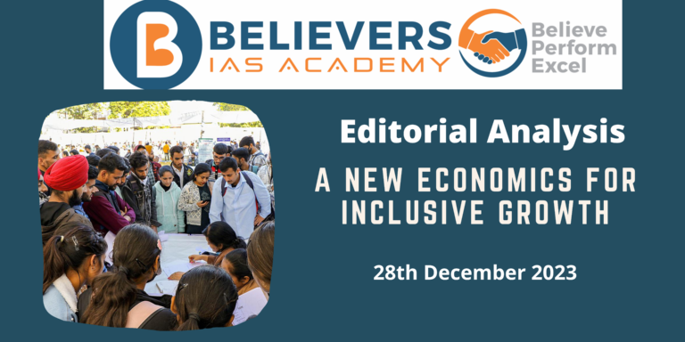 A new economics for inclusive growth