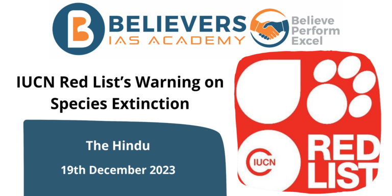 IUCN Red List’s Warning on Species Extinction