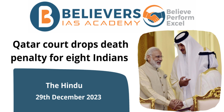 Qatar court drops death penalty for eight Indians
