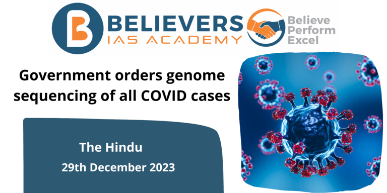 Government orders genome sequencing of all COVID cases