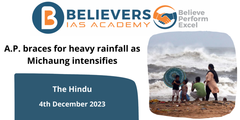 A.P. braces for heavy rainfall as Michaung intensifies