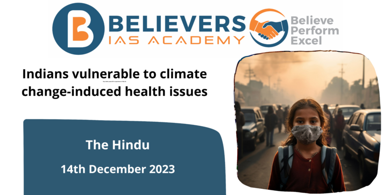 Indians vulnerable to climate change-induced health issues