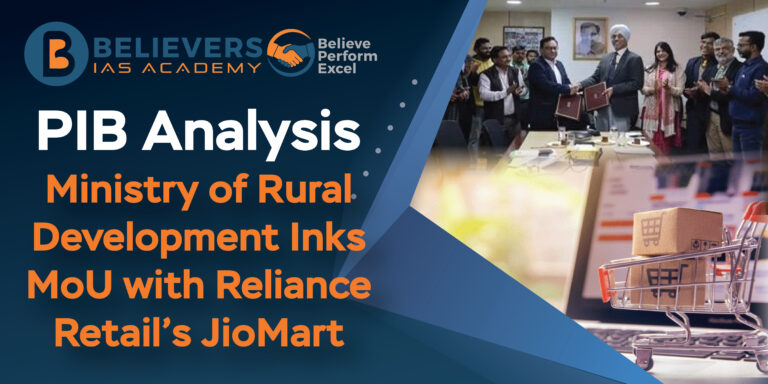 Ministry of Rural Development Inks MoU with Reliance Retail’s JioMart