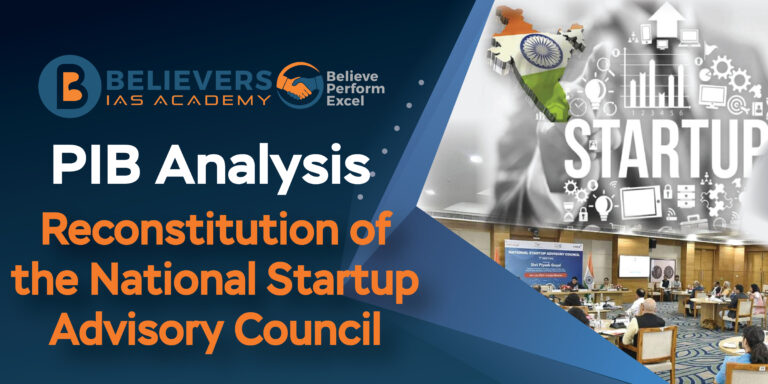 Reconstitution of the National Startup Advisory Council